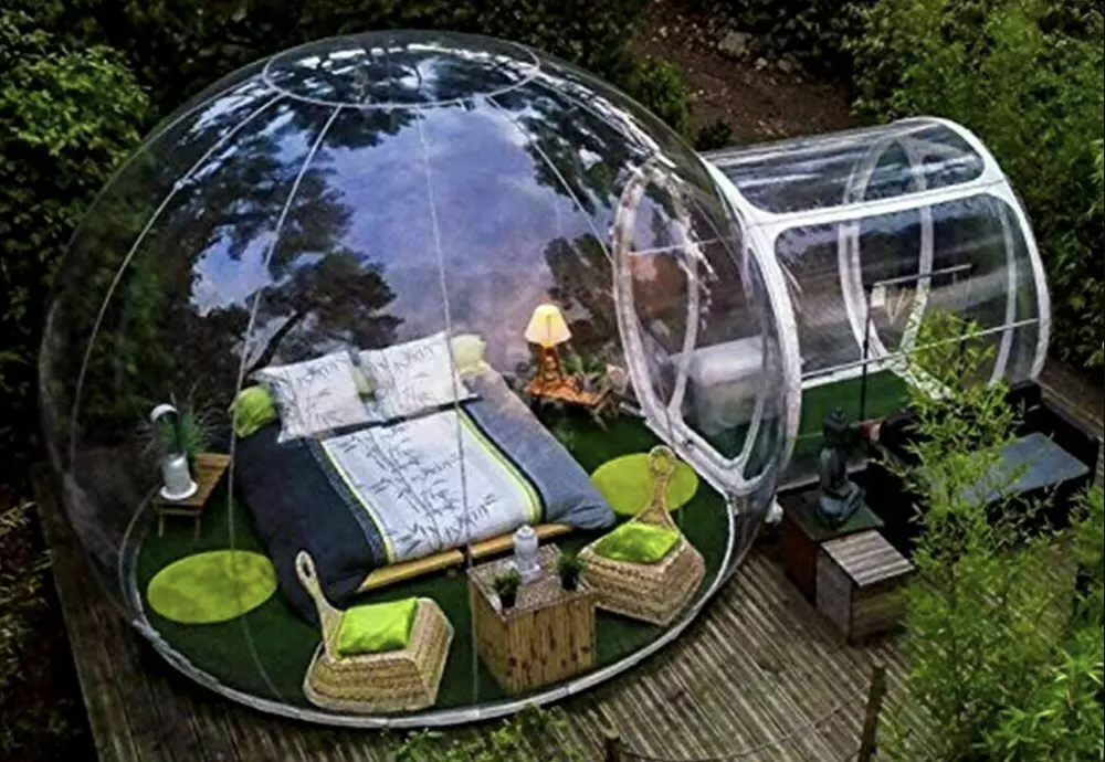 high quality inflatable bubble camping tent